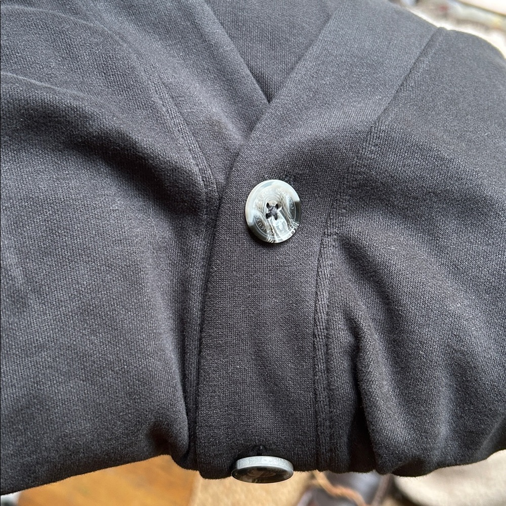 Dark gray Lightweight button down Cardigan - Picture 5 of 5